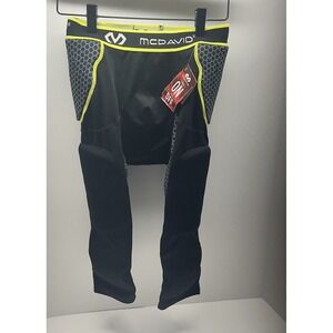 McDavid Rival Integrated 7 Pad Hard Shell Football Girdle Black Size Small